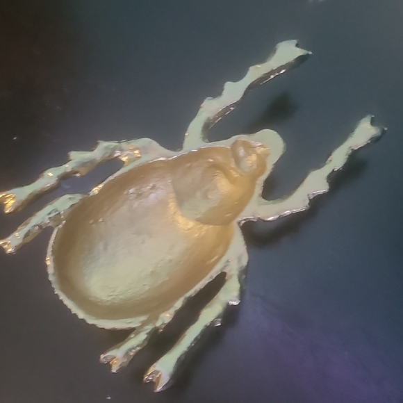 Gold Beetle Decorative Accent - Picture 5 of 5